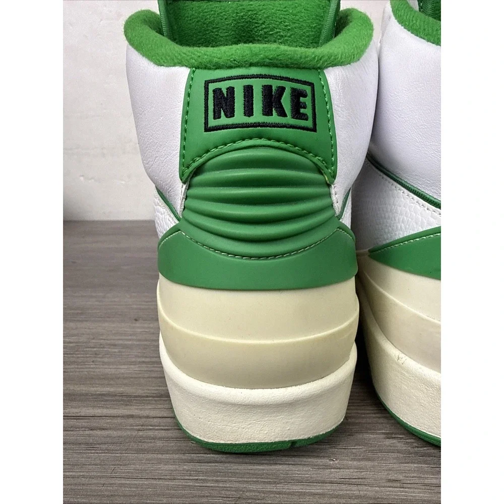 Air Jordan 2 Retro Men's Size 10 'Lucky Green' White DR8884-103